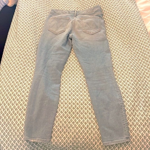 MOTHER The Looker Crop Skinny Jeans in Fresh Catch Size 28 - Picture 8 of 16
